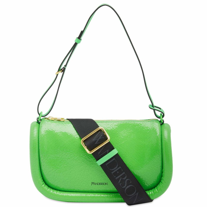 Photo: JW Anderson Women's The Bumper Bag 15 in Neon Green