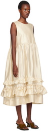 Cawley Off-White Genevieve Midi Dress