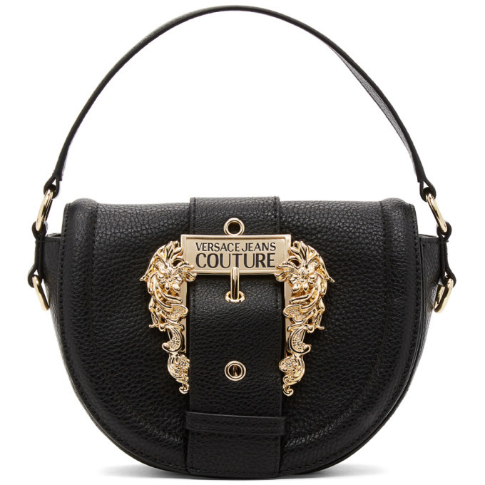 Versace Jeans Couture Black Mini Couture 1 Crossbody Bag Versace