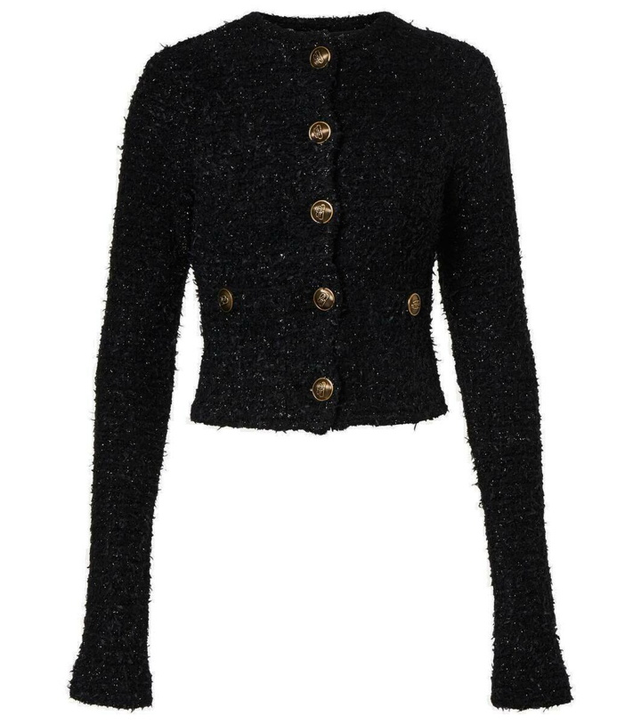 Photo: Balenciaga Cropped cotton-blend tweed cardigan