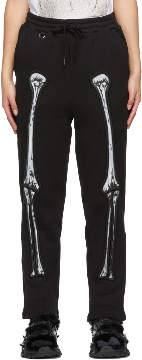 Photo: Doublet Black Skull Shirring Lounge Pants