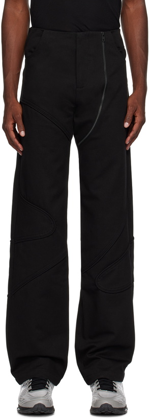 Photo: Mainline:RUS/Fr.CA/DE SSENSE Exclusive Black Devon Trousers