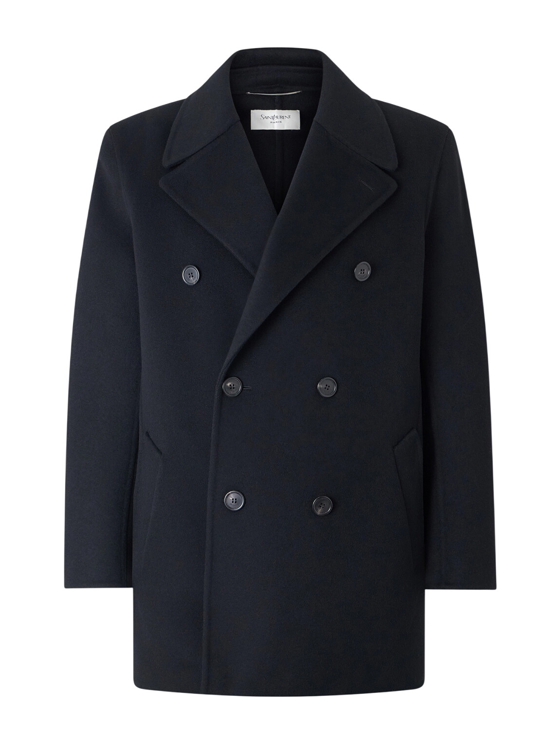 SAINT LAURENT - Slim-Fit Wool-Blend Tweed Jacket - Black Saint Laurent