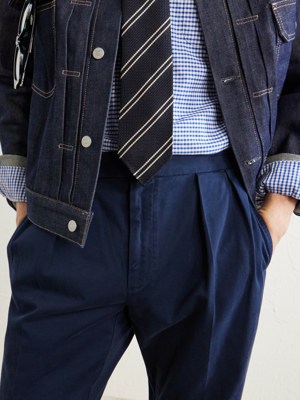 Polo Ralph Lauren - Straight-Leg Stretch Cotton-Blend Trousers - Blue