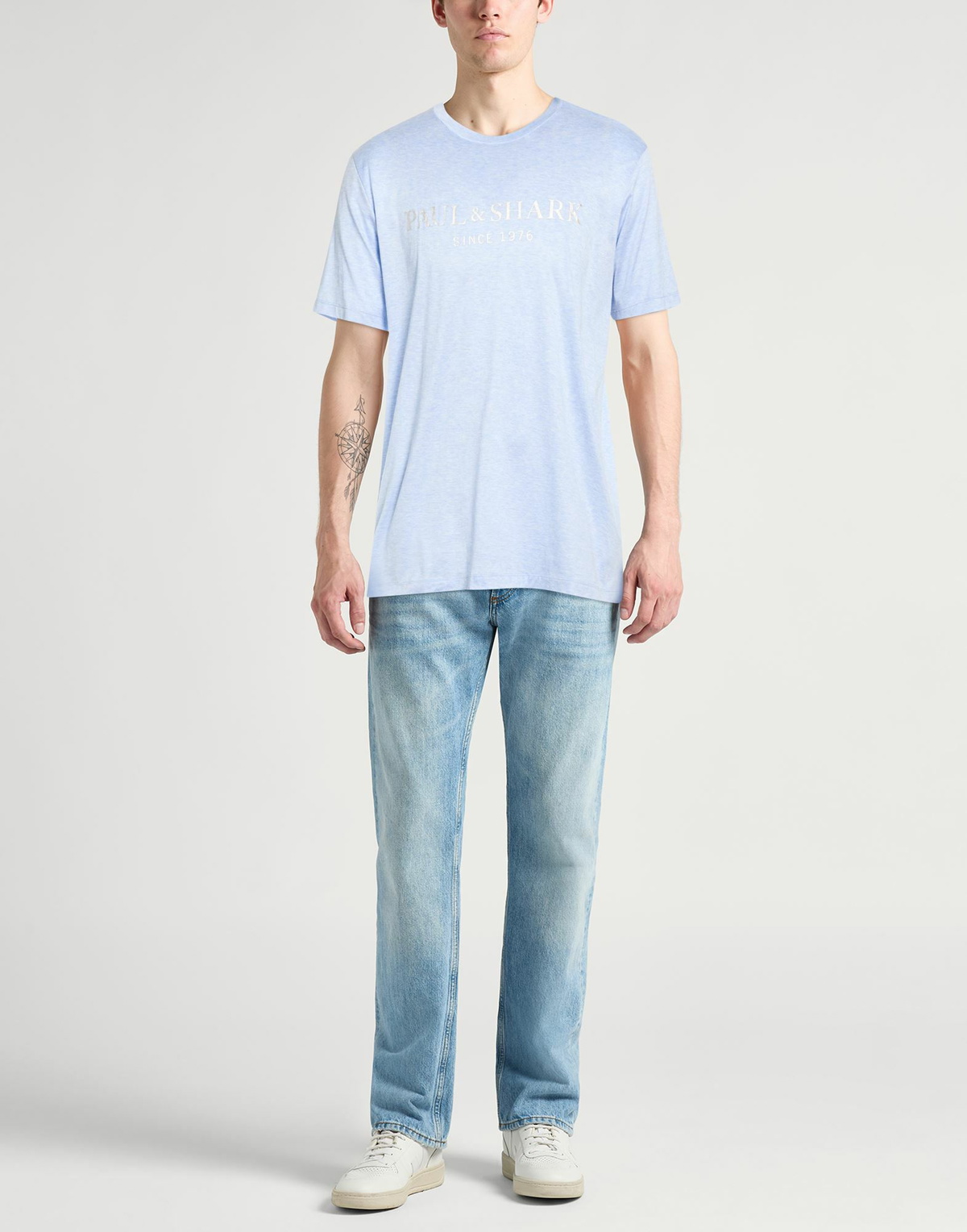 Paul & Shark Mens T-shirt in Sky blue