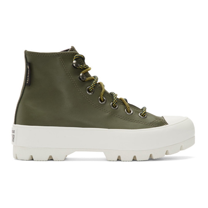 Photo: Converse Green CTAS Winter Lugged GORE-TEX Boot Sneakers