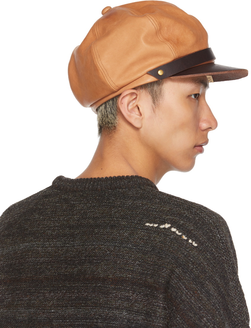 Visvim Brown Biker Cap