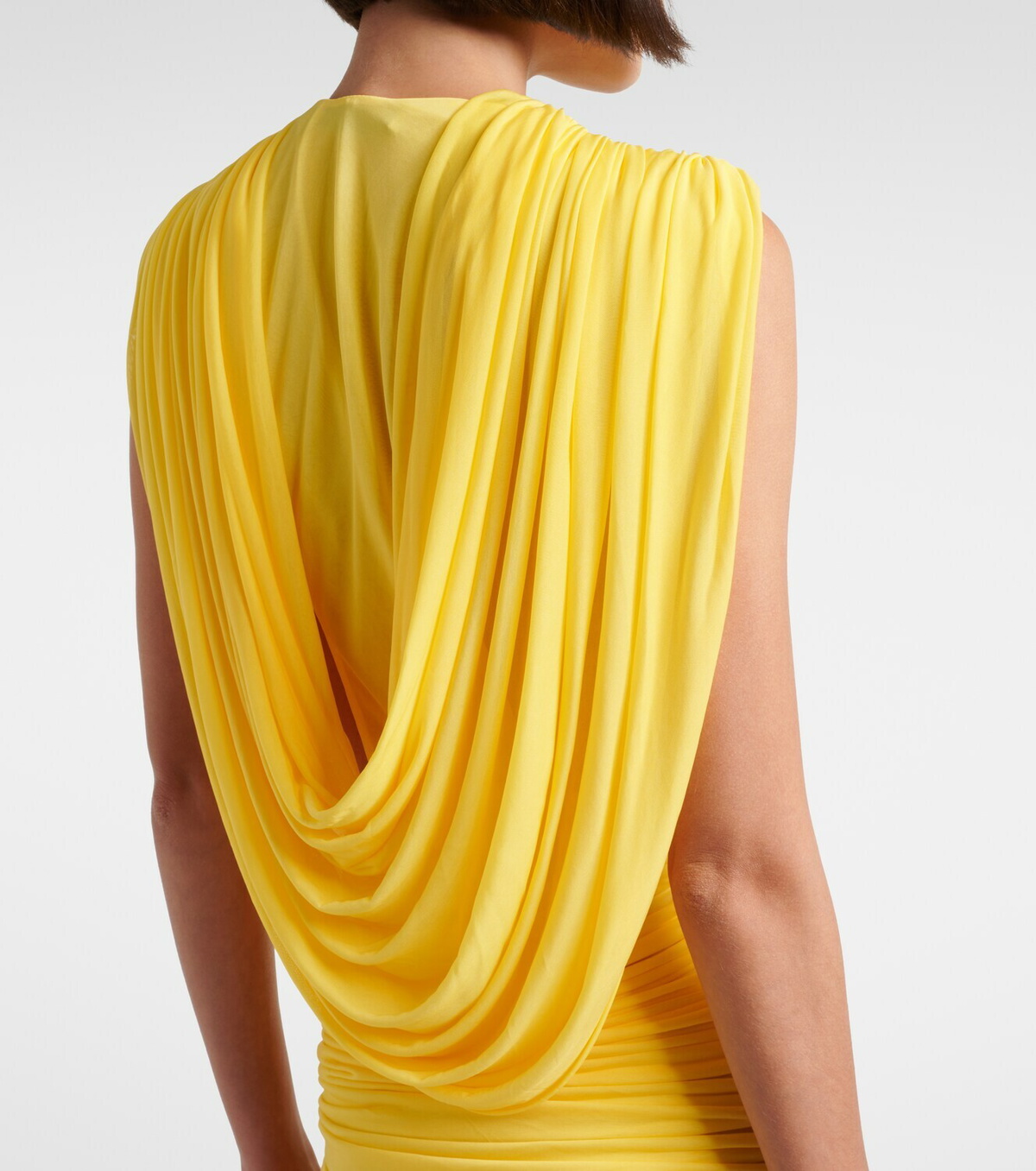 Christopher Esber Draped jersey minidress