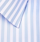 TOM FORD - Light-Blue Slim-Fit Striped Cotton Shirt - Light blue