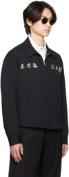 KOZABURO Black Sulvam Edition Embroidered Jacket