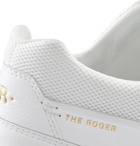 On - The Roger Centre Court Faux Leather Sneakers - White