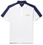 Alexander McQueen - Slim-Fit Colour-Block Cotton-Piqué and Jersey Polo Shirt - Men - White