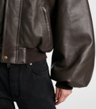 Balenciaga Round Taxi leather jacket