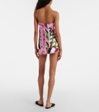 Pucci Printed silk shorts