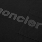 Moncler Men's Slogan Logo T-Shirt in Black