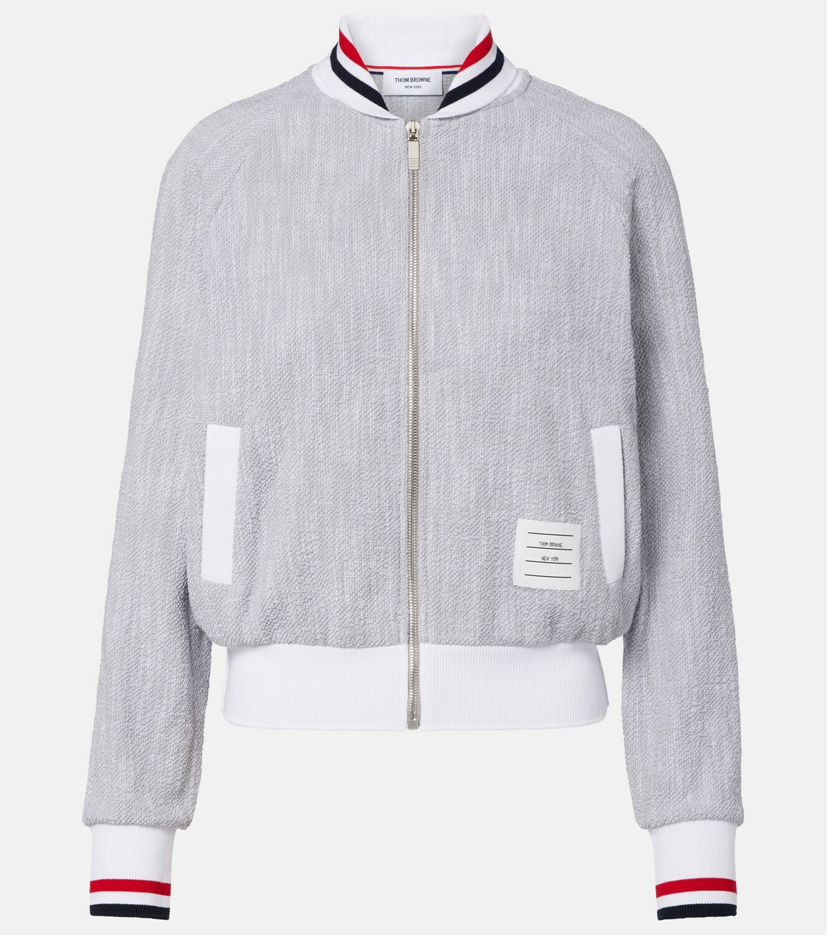 Thom Browne Cotton-blend bomber jacket
