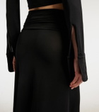 Aya Muse Freya draped maxi skirt