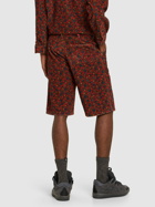 ERL - Unisex Printed Woven Corduroy Shorts