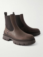Moncler - Hevea Leather Chelsea Boots - Brown