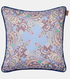 Etro Floral cotton jacquard cushion