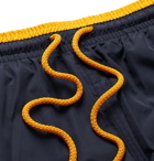 Vilebrequin - Mokami Mid-Length Embroidered Swim Shorts - Men - Navy