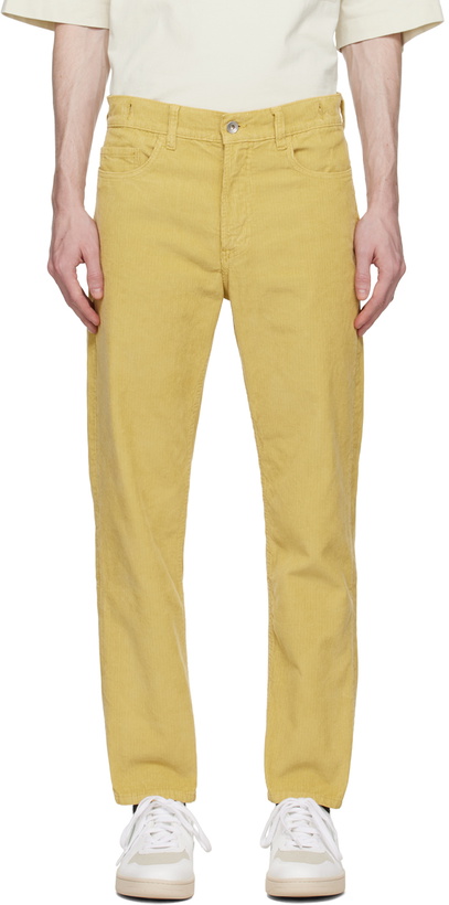 Photo: YMC Yellow Tearaway Jeans