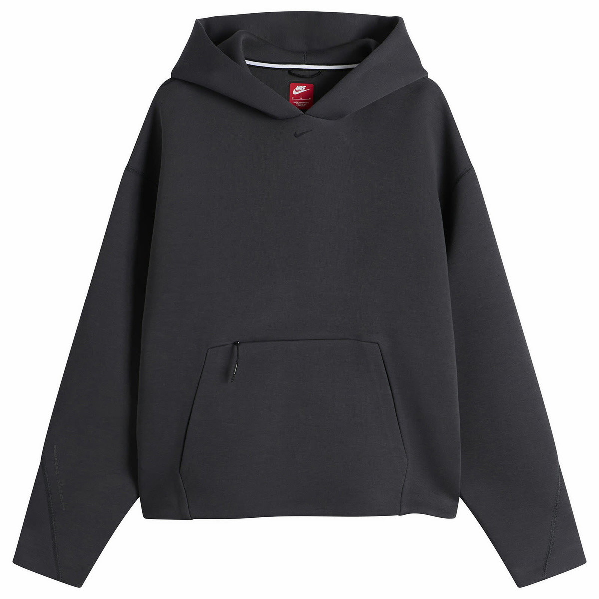 Nike Men's Tech Pullover Hoodie in Anthracite/Black
