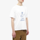 PACCBET Men's Keep Dancing T-Shirt in White