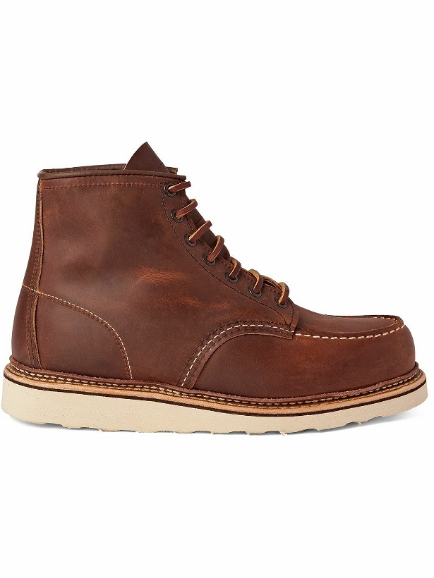 Photo: Red Wing Shoes - 1907 Classic Moc Leather Boots - Brown