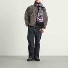 Umbro by Slam Jam Men's Notice Scarf in Black/White 