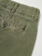 James Perse - Straight-Leg Cotton-Canvas Trousers - Green