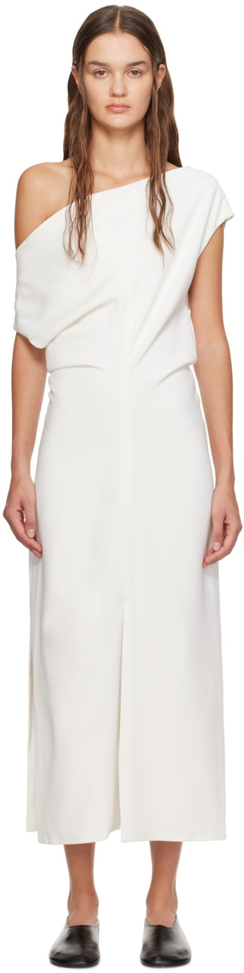 white dress off shoulder ruffle White Ruffle Mini Dress | Cotton Dresses