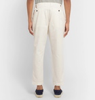 Albam - Cotton-Twill Trousers - Ecru