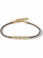 éliou - Alik Gold-Plated and Cord Bracelet