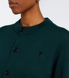 Ami Paris Ami de Cœur wool cardigan