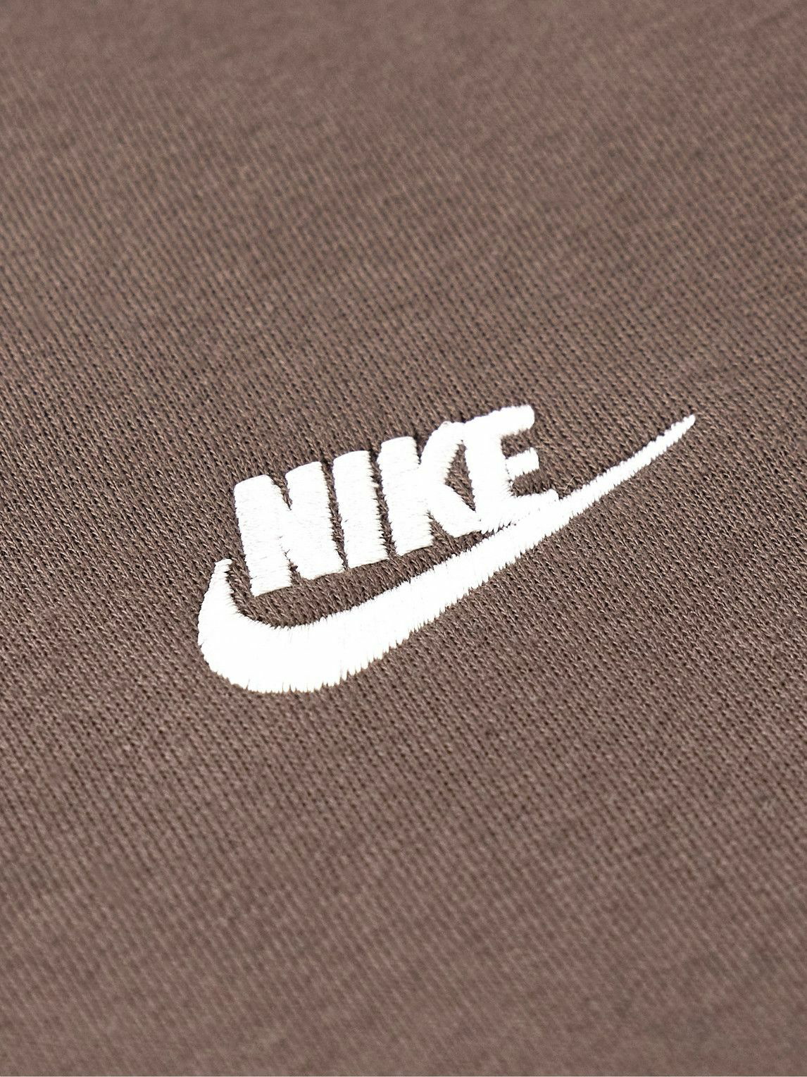 NIKE Sportswear Club Logo-Embroidered Cotton-Blend Tech Fleece