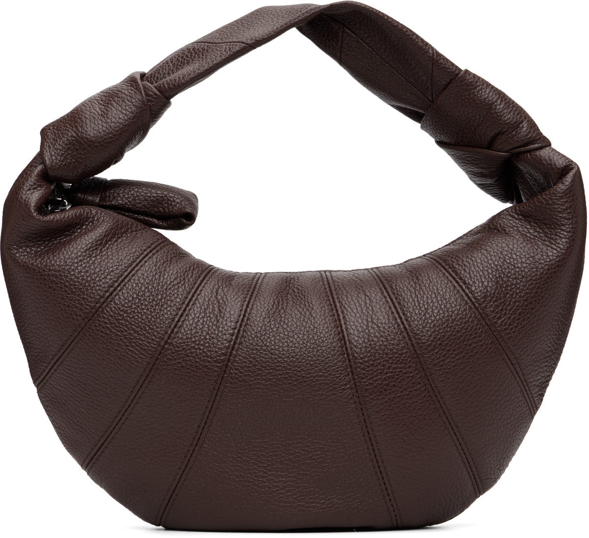 LEMAIRE Burgundy Small Soft Croissant Bag Lemaire