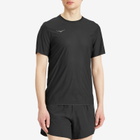 HOKA ONE ONE Men's M Airolite Run Short Sleeve in Black