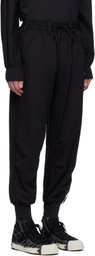 Y-3 Black M 3 Stripes Cuff Sweatpants