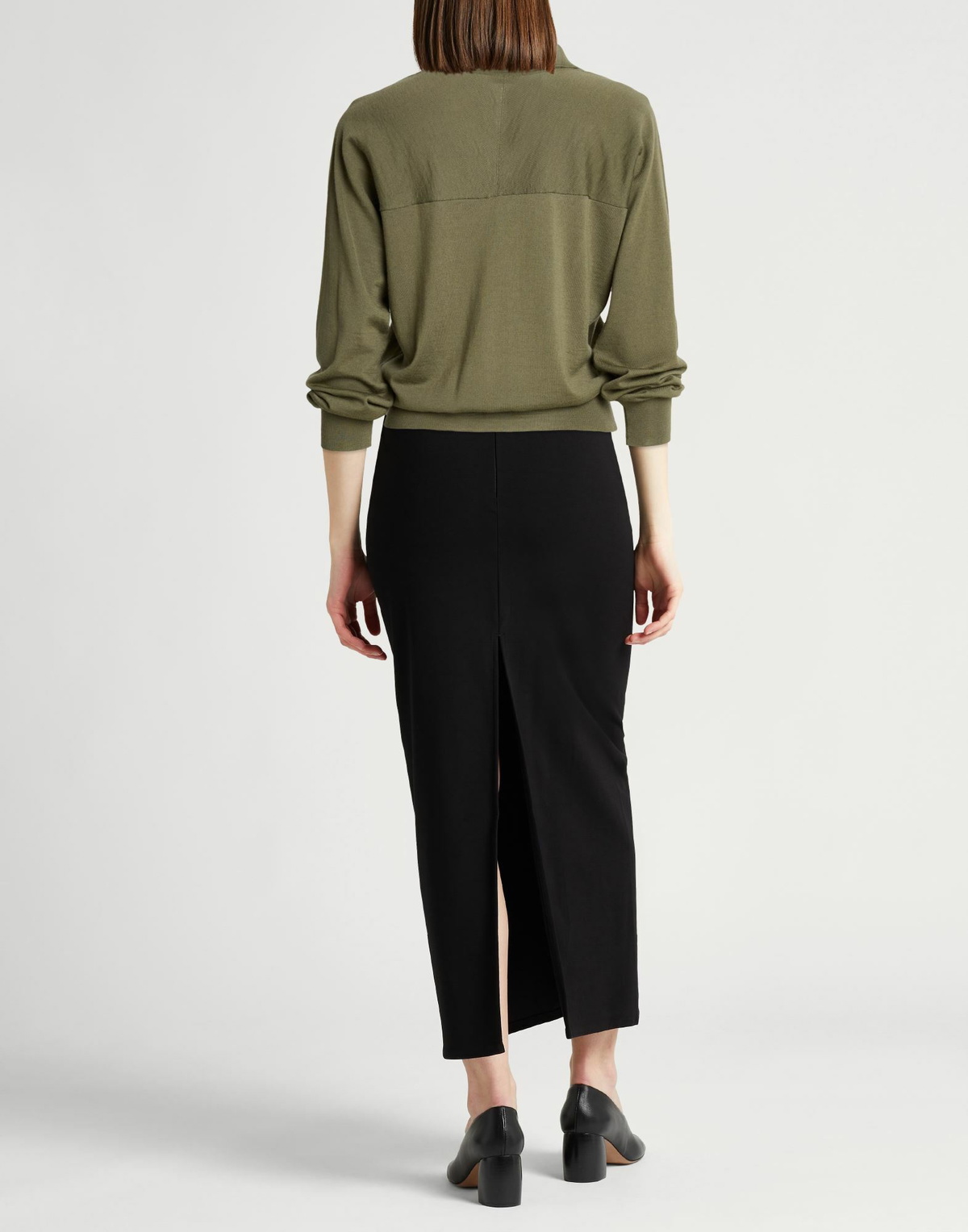 Peserico Womens Sweater Military in Green