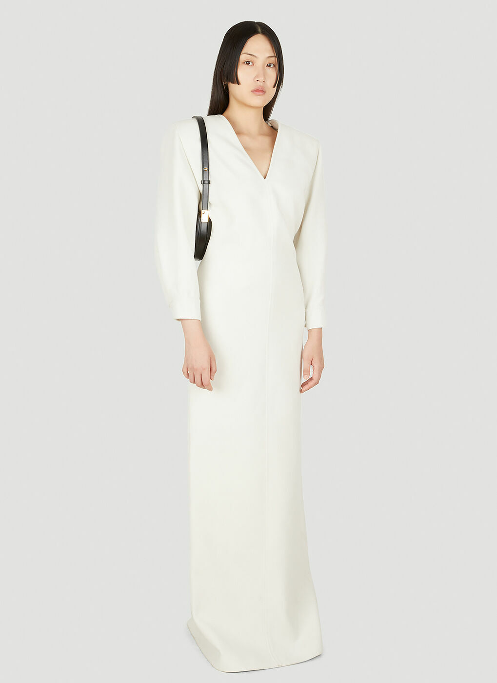 Straight white dress sale