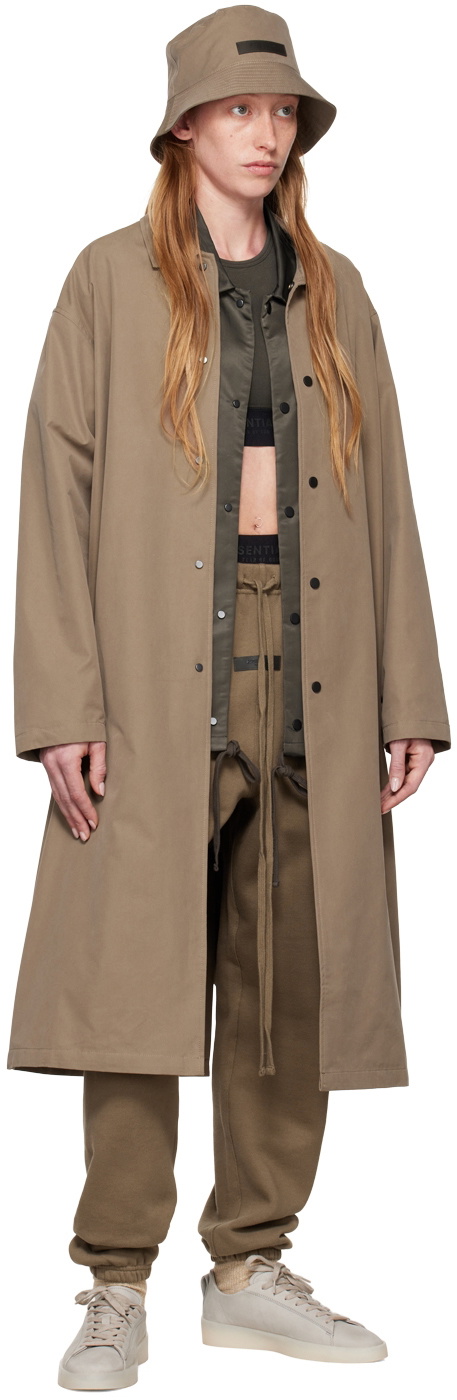 Fear of God ESSENTIALS Brown Drawstring Lounge Pants