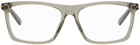 Gucci Brown Rectangular Glasses
