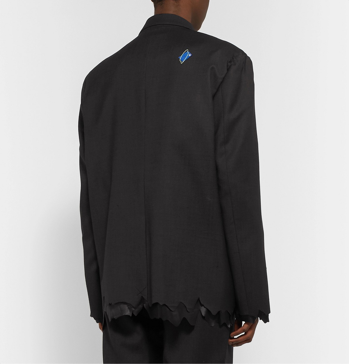 Ader Error - Distressed Wool Blazer - Black ADER error