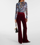 Etro Cotton flared pants