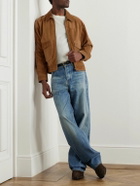 Nili Lotan - Majorca Suede Trucker Jacket - Brown