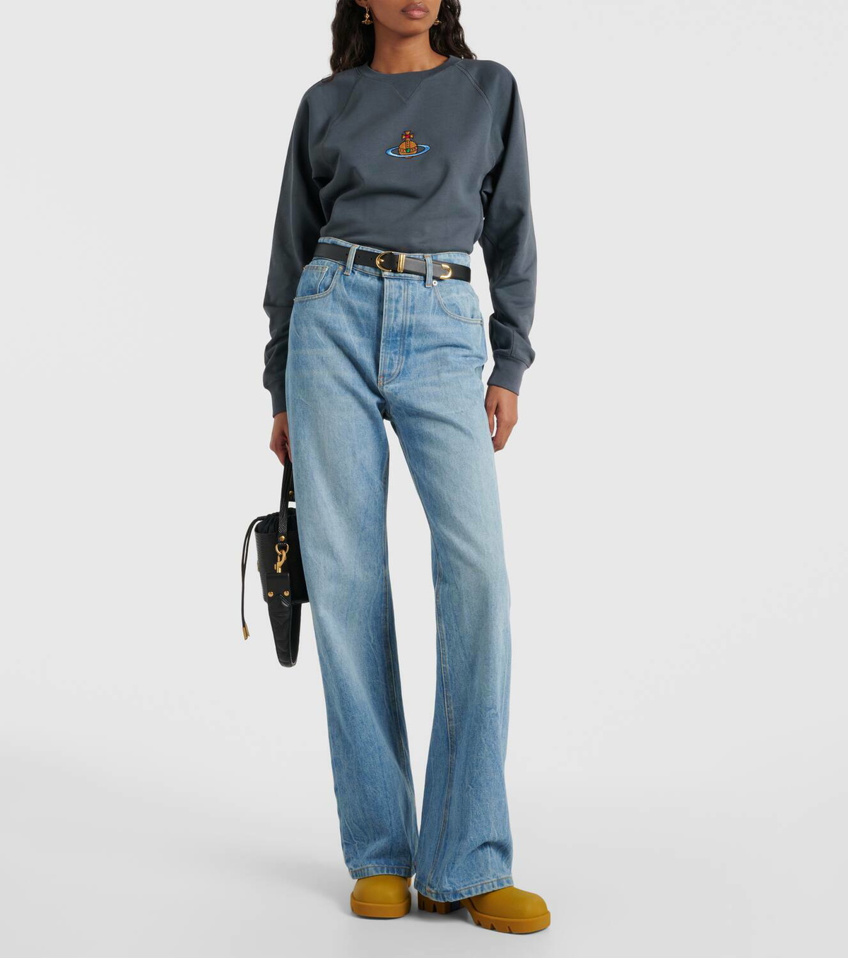トップス vivienne westwood Cropped Cotton Jersey Vivienne Westwood Athletic cropped cotton jersey sweatshirt