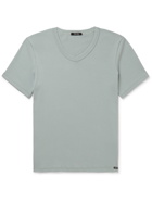 TOM FORD - Stretch-Cotton Jersey T-Shirt - Green