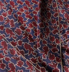 ZIMMERLI - Belted Printed Silk-Satin Robe - Multi