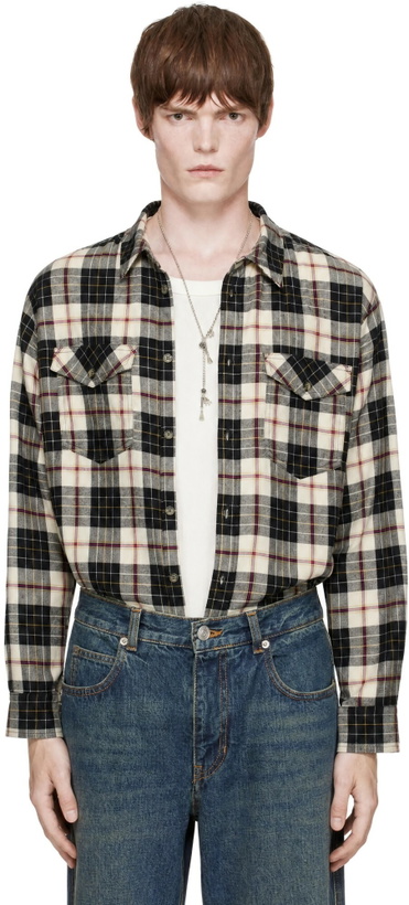 Photo: Isabel Marant Black & Beige Saul Shirt